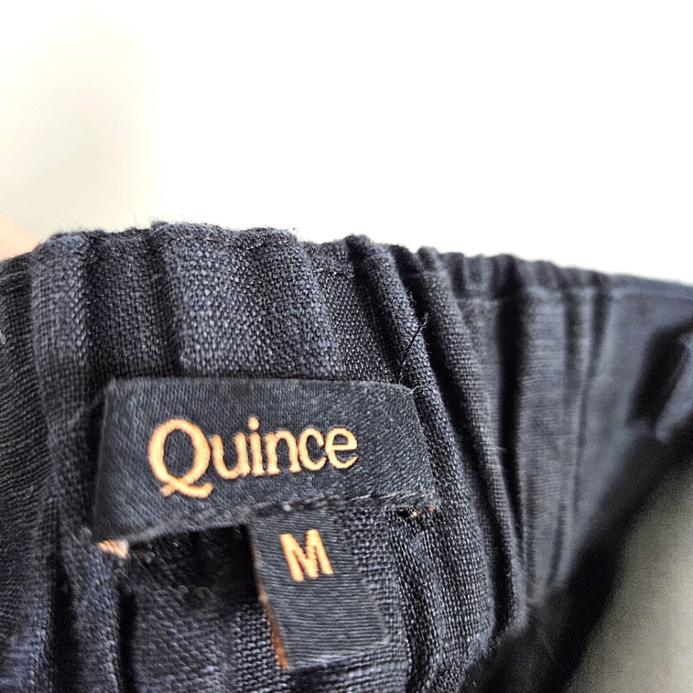 Quince Black Midi Sundress with Tiered Skirt - Picture 3 of 13